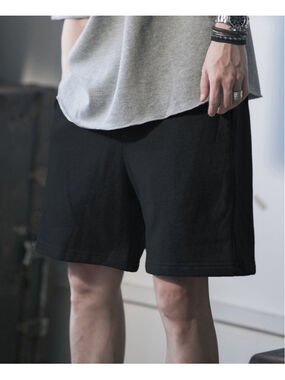 15 oz French Terry Sweat Shorts - Black Non Stock Mfg. Co. Size M